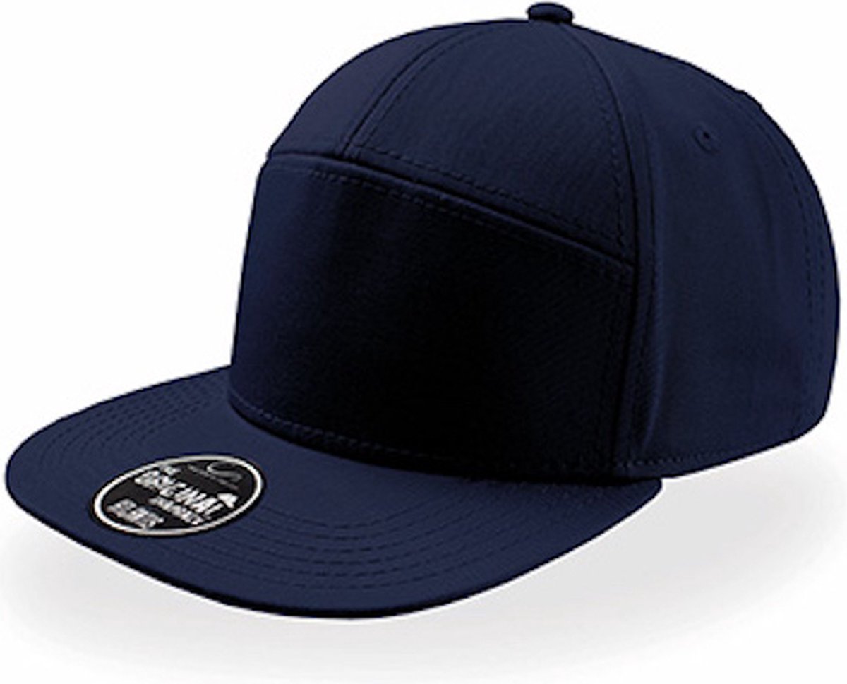 Atlantis 'Deck - 7 Panel Shape Cap' Donkerblauw