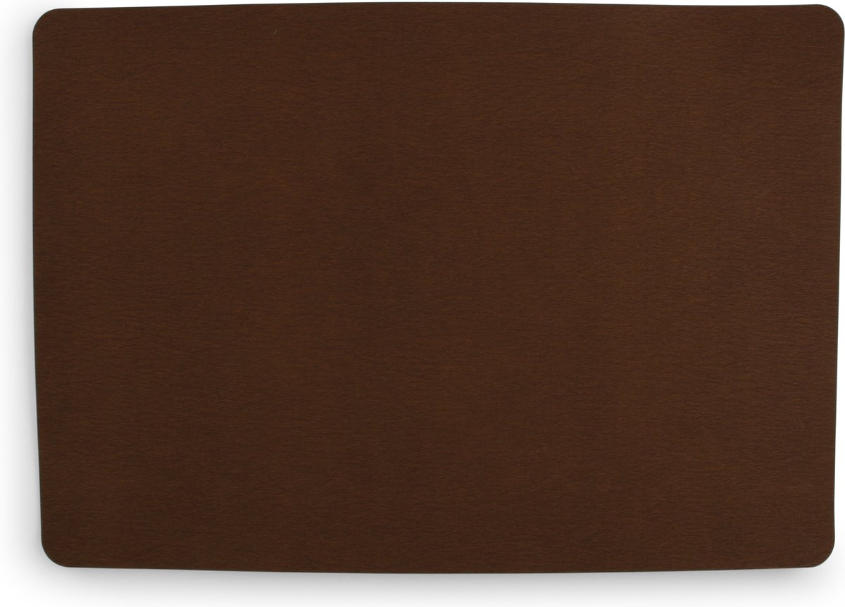 Placemat 43x30cm bruin soft Tabletop (Set van 4)