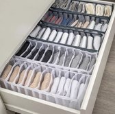 Organisateur de tiroir - Sous-vêtements - Sous-vêtements/ chaussettes - blanc - 11 compartiments