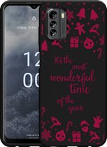 Nokia G60 Hoesje Zwart Most Wonderful Time - Designed by Cazy