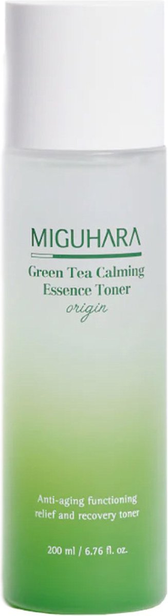 Miguhara Green Tea Calming Essence Toner Origin 200 ml