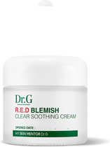 Dr.G Blemish R.E.D. Clear Soothing Cream 70 ml - Rode Gevoelige Huid - Soothing & Moisturizing - 5-CICA Complex - Sensitive Skin Korean Beauty - Award Winning Skincare - Hypoallergeen