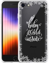 iPhone SE 2020 hoesje Cold Outside - Designed by Cazy