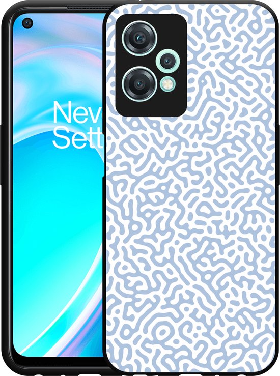 COTDINFOR Cover A Libro Con Portafoglio Per OnePlus Nord CE2 Lite – Pelle PU Con Stampa Floreale, Slot Carte, Chiusura Magnetica, Grigio Chiaro