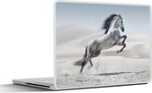 Laptop sticker - 11.6 inch - Paard - Dieren - Zand - Natuur - 30x21cm - Laptopstickers - Laptop skin - Cover