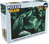 Puzzel Jungle - Bladeren - Tropisch - Planten - Natuur - Legpuzzel - Puzzel 1000 stukjes volwassenen