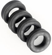 Veroma 1:16 Dieplader Banden Massief rubber 14 mm 4 stuk(s)