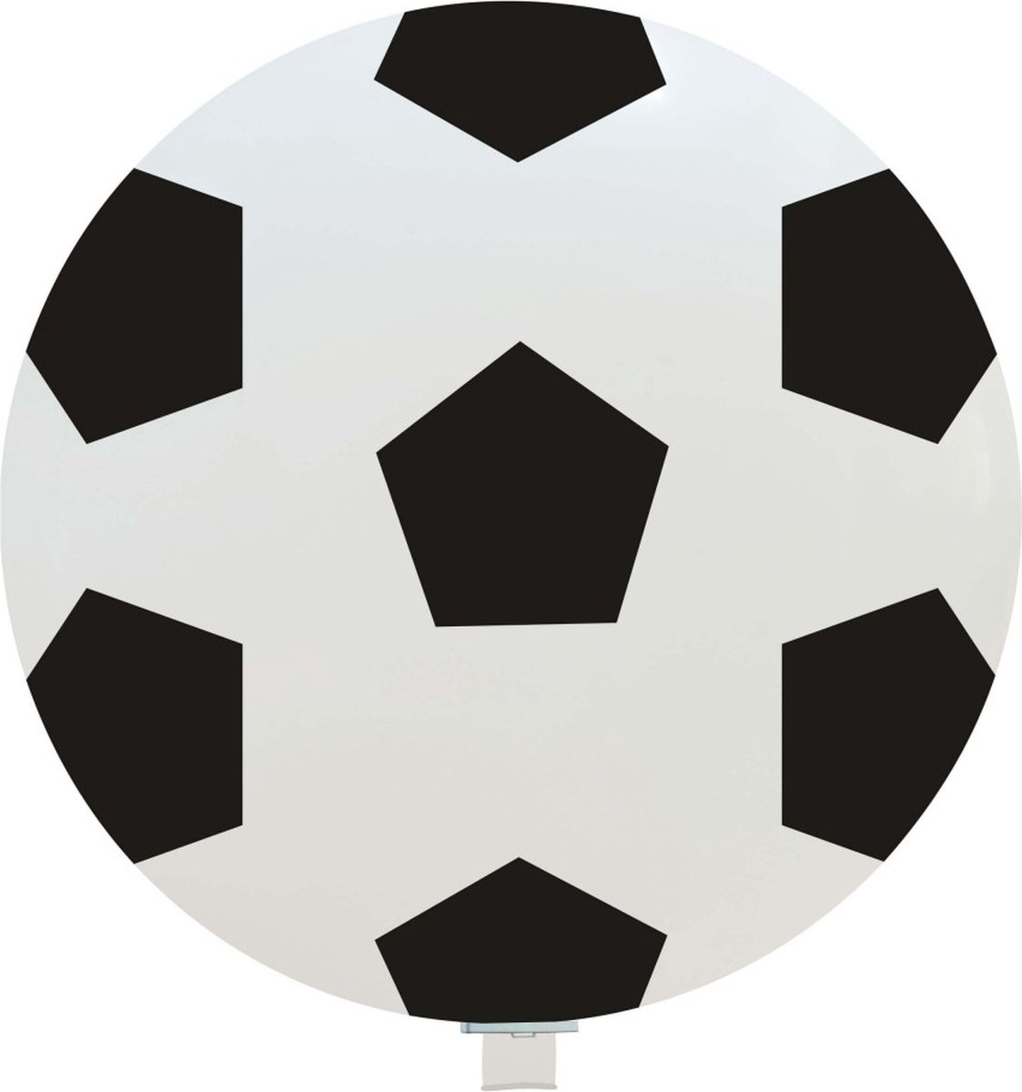 2 Cattex reuze ballonnen - Voetbal Print - Wit - 36 inch - 90 cm - grote ballonnen