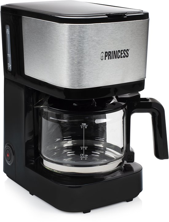 Princess 246030 Compact 8 - Filter-koffiezetapparaat - Zwart - 750 ml