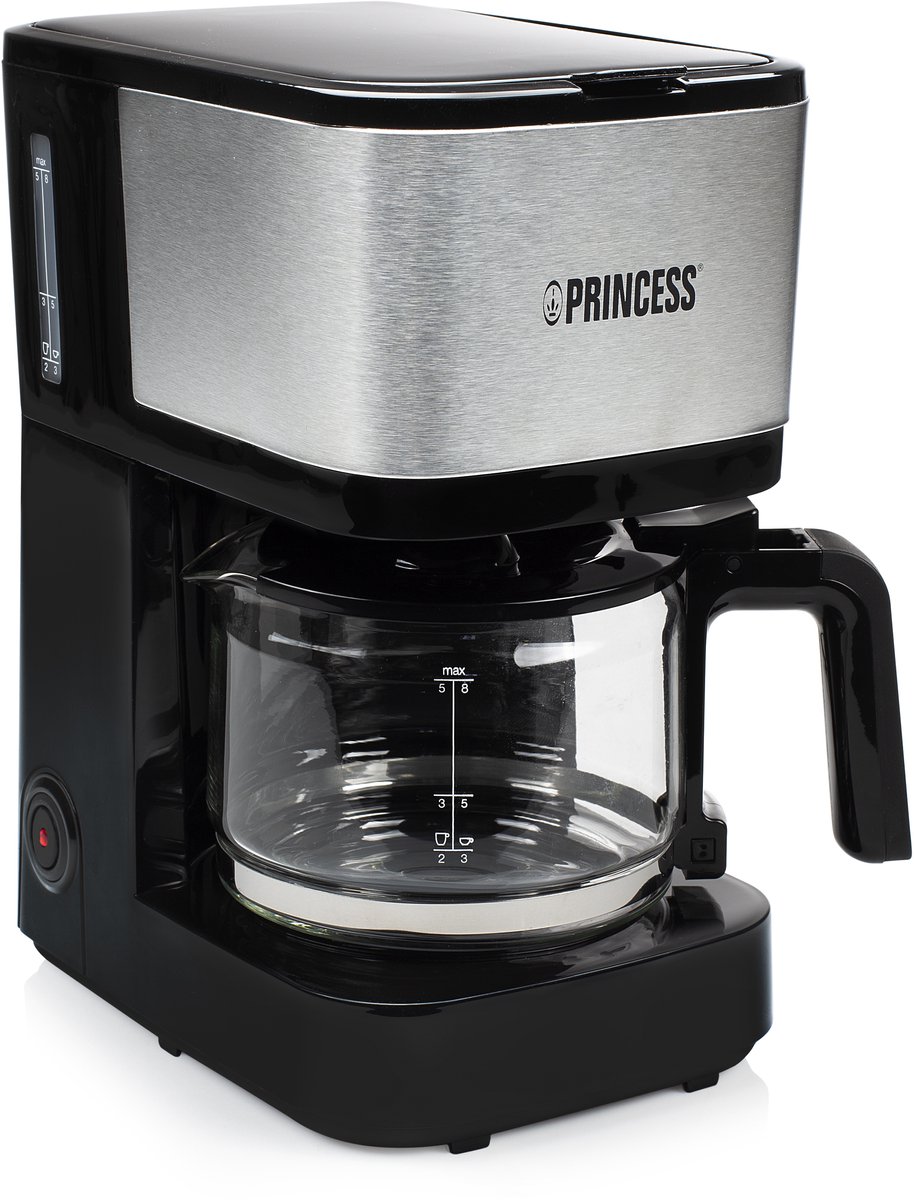 Princess 246030 Compact 8 - Filter-koffiezetapparaat - Zwart - 750 ml