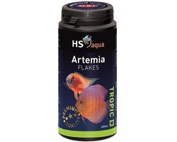HS aqua Artemia Flakes - Vlokken voor aquariumvissen - 400 ml