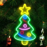 Neon led lamp - Kerstboom - 40 x 22 cm - Wandlamp - Kerst - Winter - Feestdagen