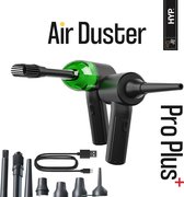 Air Duster Pro Plus - 11 pcs - 80.000 RPM - 7200mAh - 4 en 1 - aspirateur à main - Pompe à sac à vide - Lit gonflable - Rechargeable & sans fil - Air comprimé - Nettoyeur de poussière - Solution durable & compacte - air comprimé