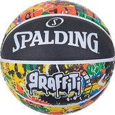 Spalding Graffiti (Size 7) Basketbal Heren - Zwart / Multicolor | Maat: 7
