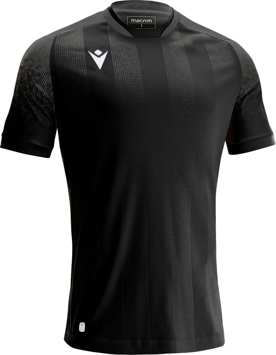 Macron Alioth Shirt Korte Mouw Heren - Zwart / Donkergrijs | Maat: S