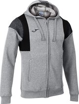 Joma Confort III Pull à capuche Hommes - Gris Clair Mélange / Zwart / Gris Foncé Mélange | Taille M.