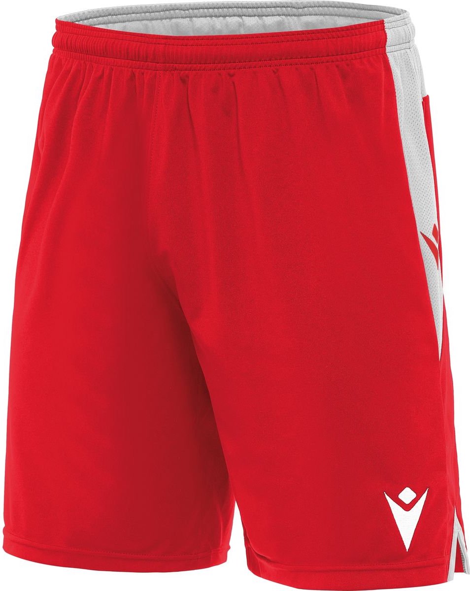 Macron Tempel Short Kinderen - Rood / Wit | Maat: 11-12 Y