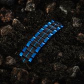 Woody Houten Armband Heren – Milieuvriendelijke Sieraden - Houten Sieraden – Blauw – 21mm