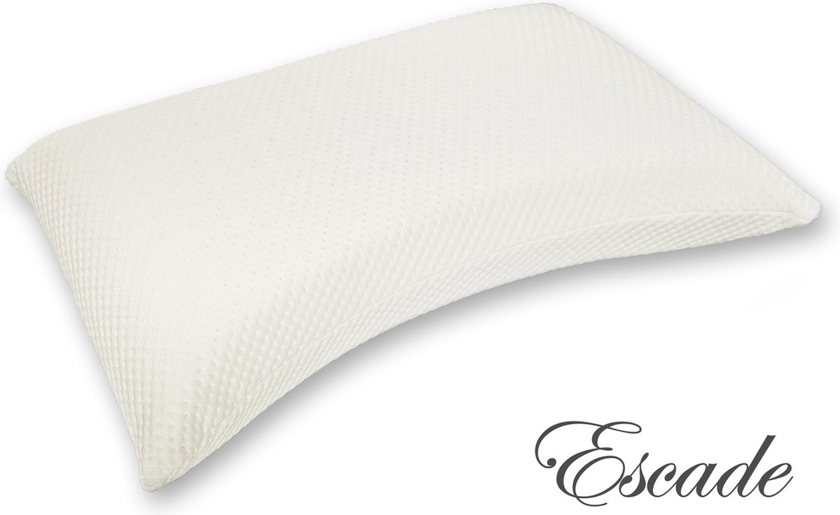 Escade - Natuurlatex - Mahoton - coolmax 12 hoog - Medium - hoofdkussen - Latex