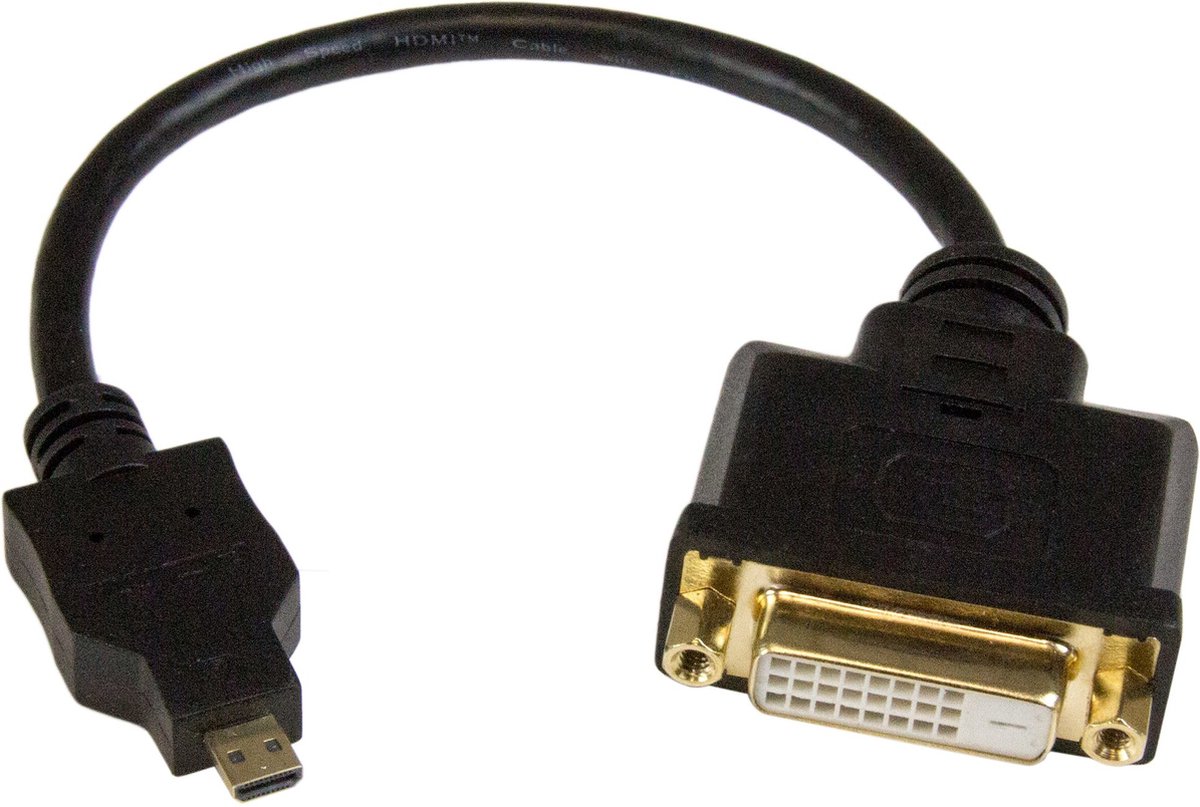 Image of 20cm HDMI naar DVI-D Video Verloopkabel HDMI mannelijk naar DVI vrouwelijk