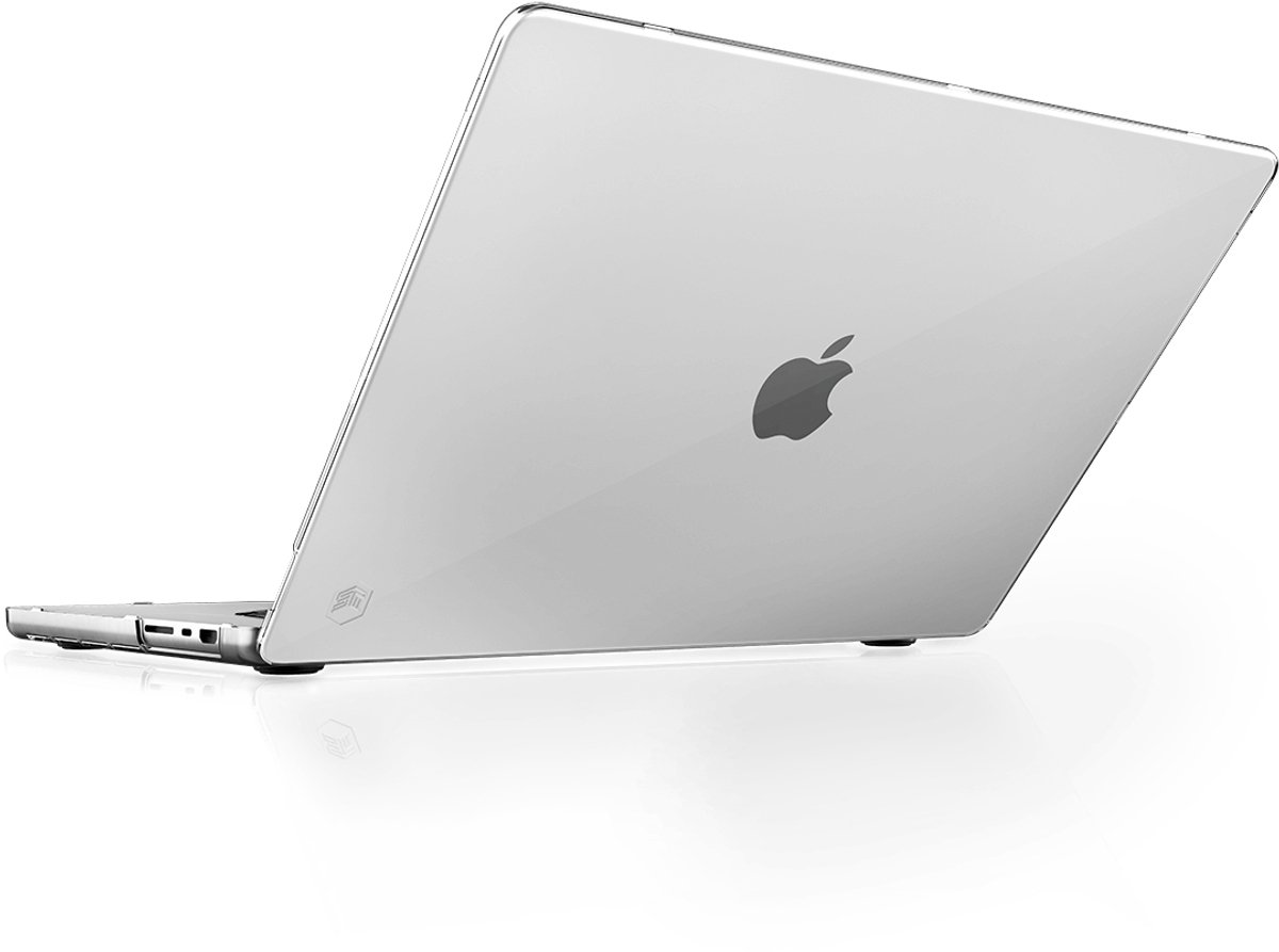 STM Studio - Tablet Hoes voor MacBook Pro 16 inch - Bescherming - Licht - Ventilatie - Transparant