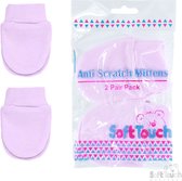 Soft Touch 2-pack Krabwantjes Roze 0-6 Maanden P110