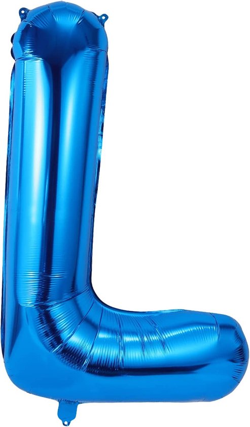 Ballonnen - Blauw - Letter L - 40cm