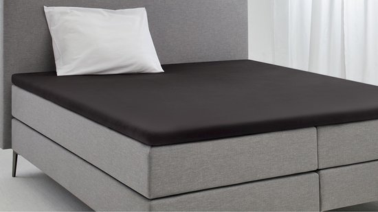 Cinderella Hoeslaken - Topper - Jersey - 180x200 /210 cm - Tot 15 cm matrashoogte - Antraciet van Merkloos — afbeelding 4