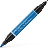 Stylo à dessin Faber-Castell - Pitt Artist Pen - marqueur duo - 110 bleu phtalo - FC-162110