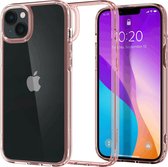 Spigen - Ultra Hybrid iPhone 14 Plus Hoesje - transparant/roze