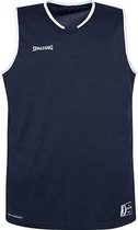 Spalding Move Tanktop Heren - Sportshirt - Navy / Wit - maat 164