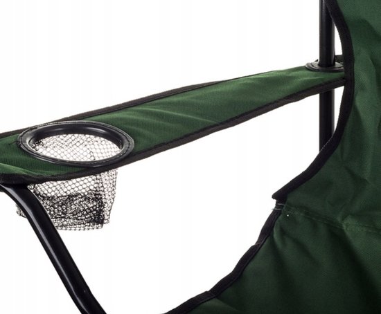 Vissersstoeltje - Groen - 100 kg - Visstoeltje - Karperstoel - Kampeerstoel - Campingstoel - Viskrukje - Visstoel. — afbeelding 2