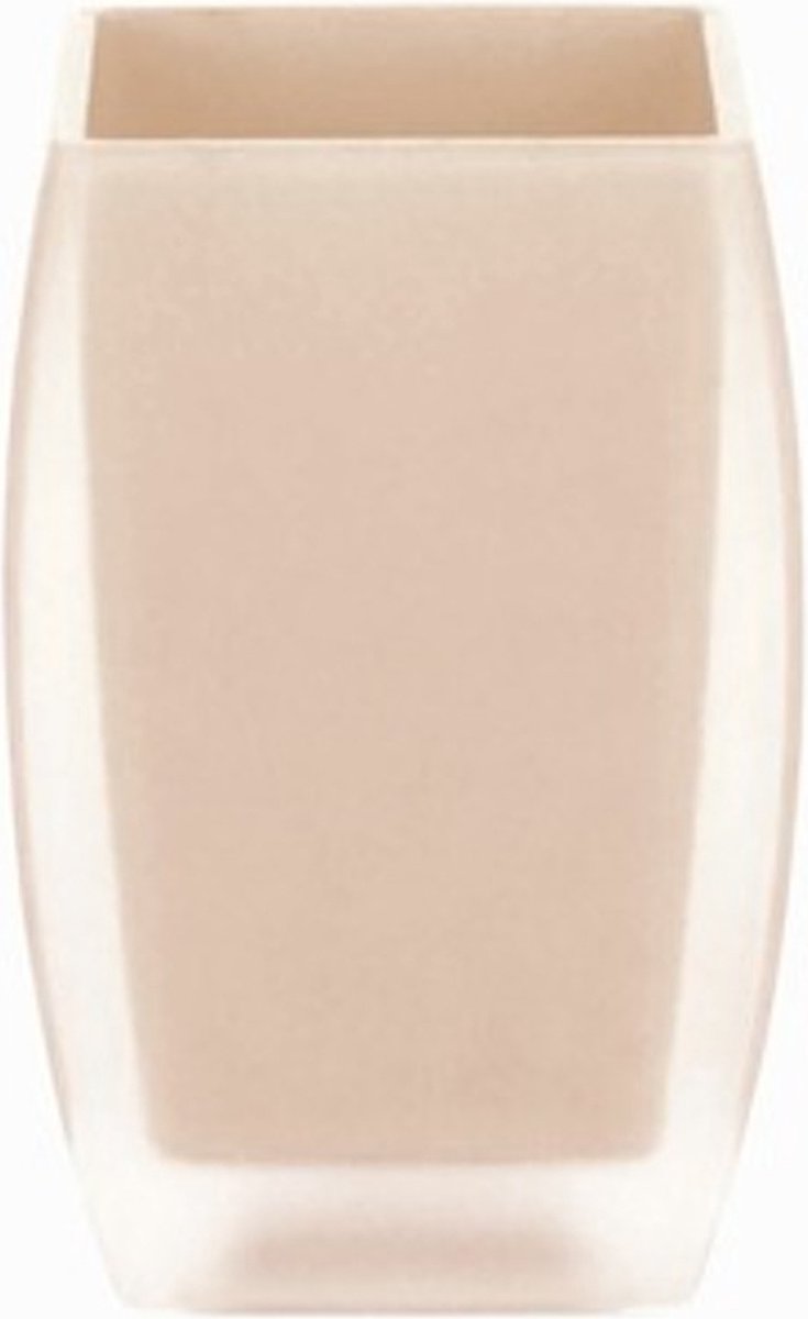 Spirella FREDDO tandenborstel houder 7 X 7 10,5 Polystyreen licht beige