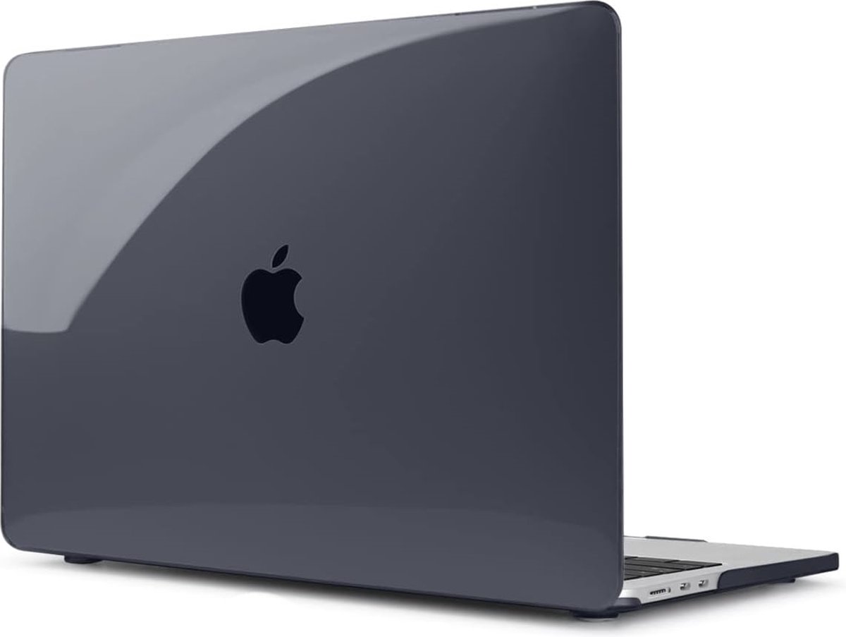 Macbook Air M2 Case - Hardshell Case voor Apple Macbook Air 2022 - 13.6 inch - M2 Chip - Macbook Air Cover - Zwart