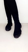 Princi Chicago Zwart - Bottes femmes pour femmes - Bottes pour femmes hautes avec semelle robuste - Taille 36