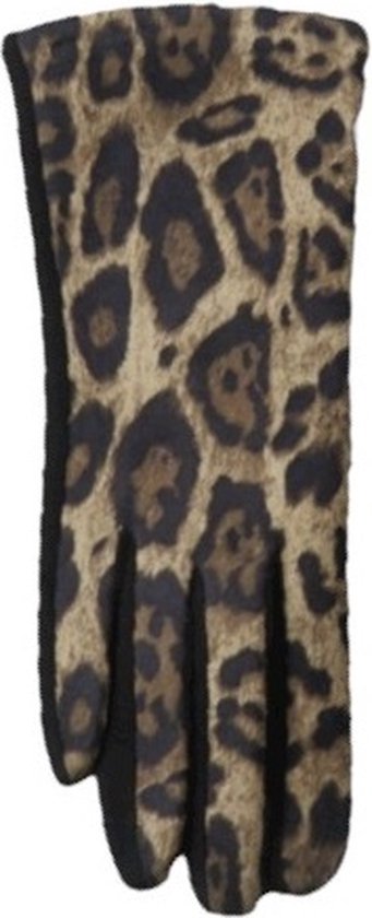 Jachtluipaard over het algemeen weer Handschoenen dames tijgerprint met touchscreen - fashion | bol.com