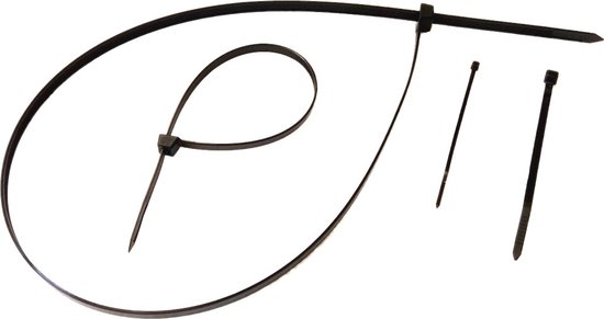 Attache-câbles - 200 x 7,6 mm - Zwart - Colliers Colson - Colliers de serrage - Colliers de serrage