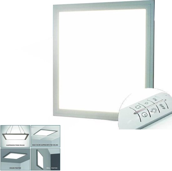 Dreamled RF LED Paneel – Led lamp - Led verlichting - 30x30 cm - Warm wit licht
