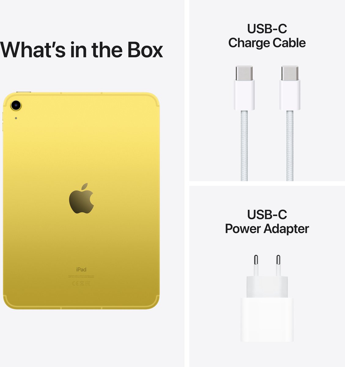 Apple iPad 2022 10,9 inch WiFi 5G 64GB Geel Liquid Retina A14 Bionic Touch ID USB-C - Afbeelding 4