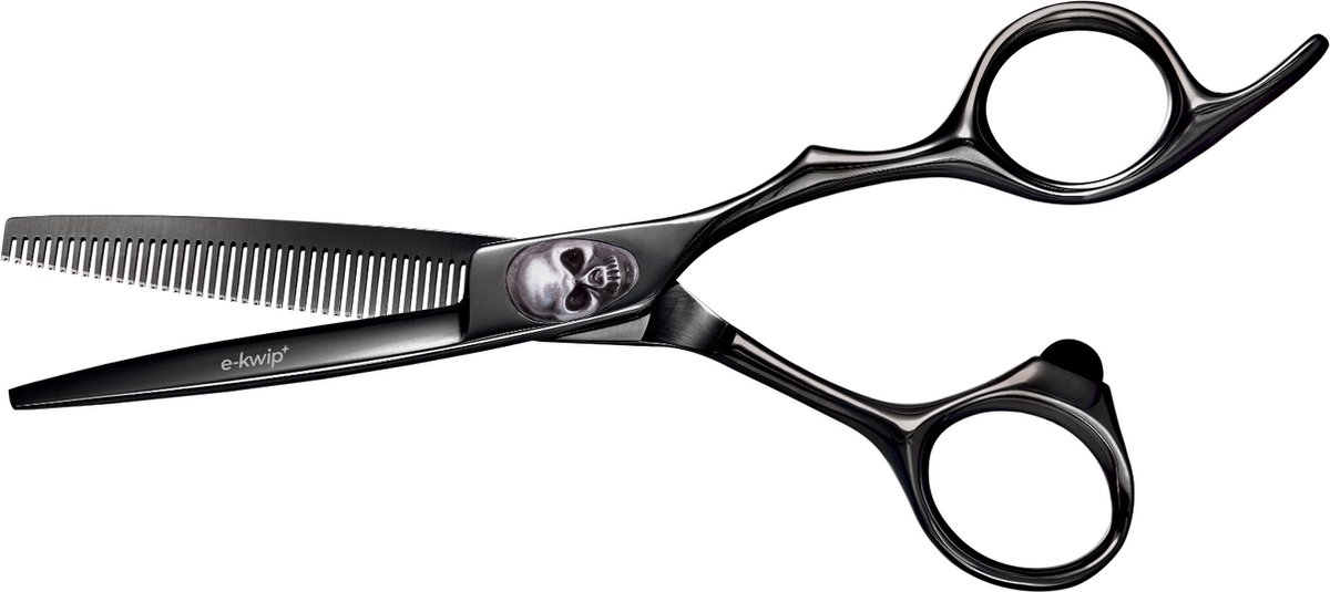 E-Kwip PLUS Primus Coupeschaar Skull Black Titanium 5,5inch