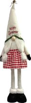 Gnome Staand 100 cm en laag naar 75 cm - Kerst Kabouter Puntmuts - Kabouters - Kerstman | Dwerg | Staand Puntmuts | Kerst zittende kabouter Gevuld met pluche | stabiele Gnome