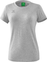 Erima Style T-Shirt Dames Licht Grijs Melange Maat 48