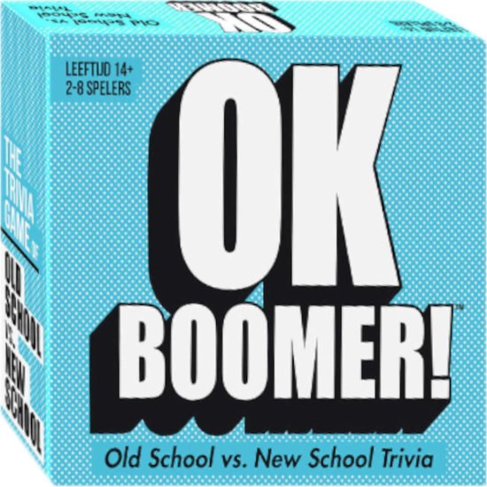 OK BOOMER - De kennisquiz waarbij de oudere generatie het opneemt tegen de jongere!