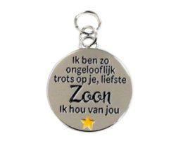 Bedeltje - Liefste zoon - Charms for you