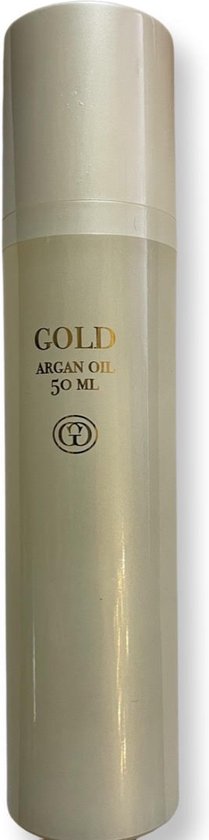 Huile D'Argan Gold Haircare 50 Ml - Édition Or - Soin Réparateur Tous Types De Cheveux