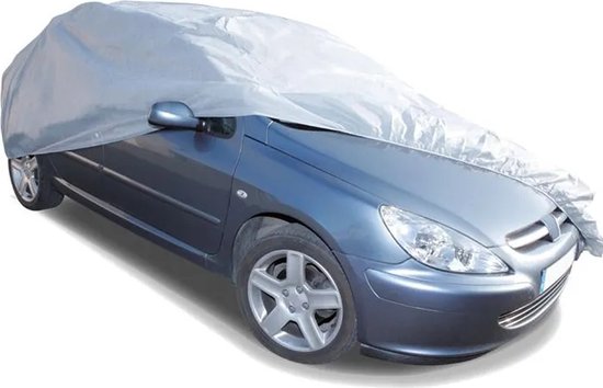 Housse de protection universelle pour voiture de luxe taille L (482x178x119cm) - anti-rayures - avec bandes élastiques - convient pour l'hiver et l'été