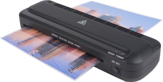 Lamineerapparaat A4, A5, A6, A7, compact en snel, met 50 A4 hoezen