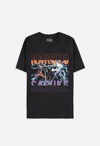 Naruto - Naruto & Sasuke Heren T-shirt - M - Zwart