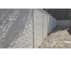 Intergard Beton schutting Rusticastone enkelzijdig 200x200cm