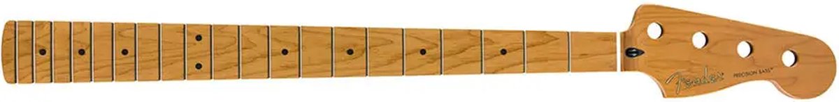Basgitaarhals Fender precision bass roasted maple C profiel MIM 9.5